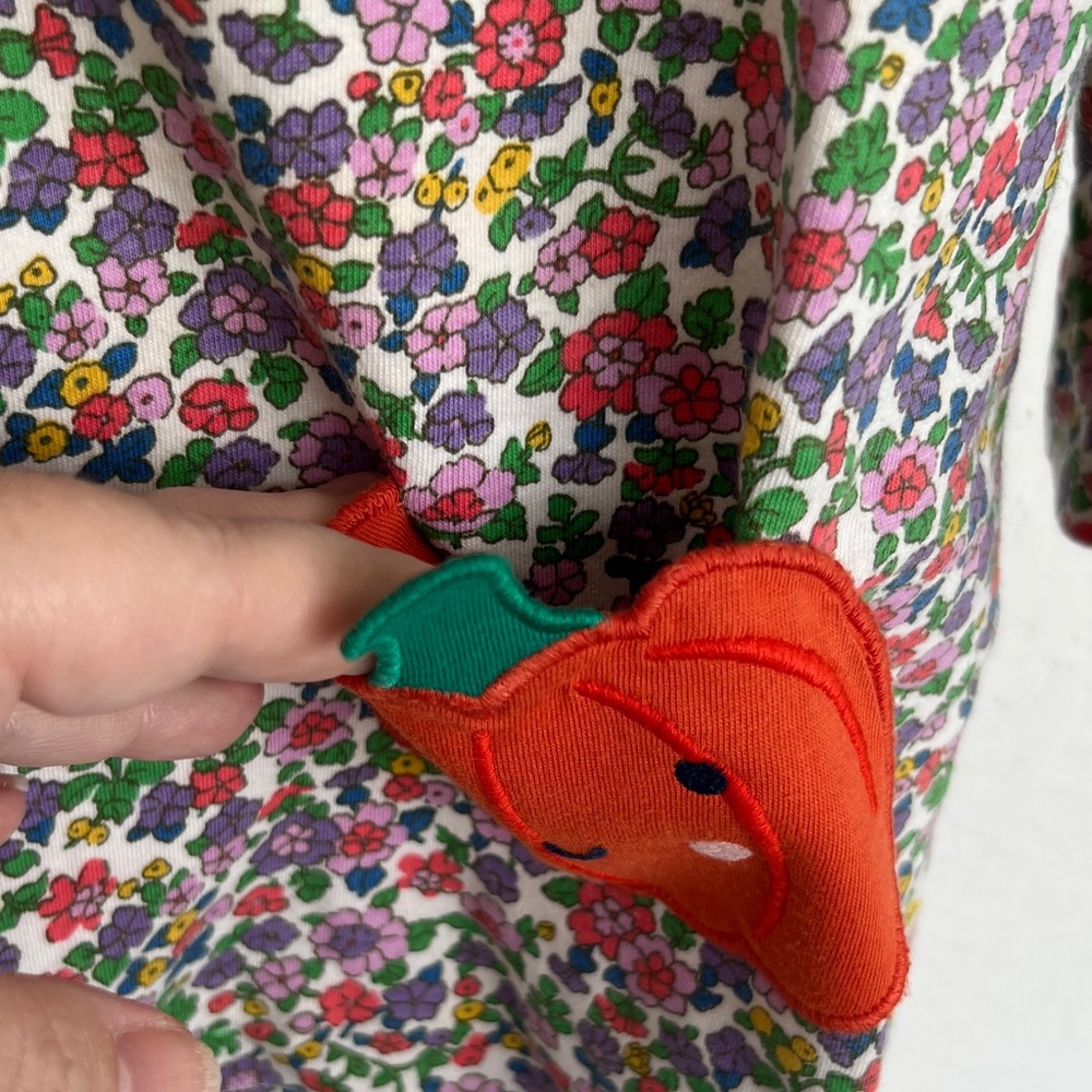 Mini Boden Kids Halloween Pumpkin Tunic - Picture 2 of 6